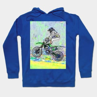 Freestyle Stuntman - Motocross Rider Hoodie